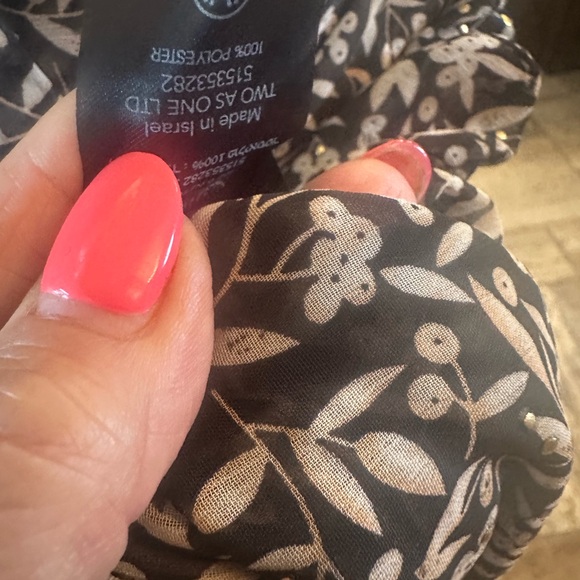 NWT SIZE XS/S Sabina Musayev Black and White Ruched Mini Skirt - Picture 3 of 6